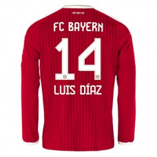 FC Bayern München Luis Díaz 14 Hjemmebanetrøje 2026-27 Langærmet