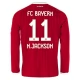 FC Bayern München N.Jackson 11 Hjemmebanetrøje 2026-27 Langærmet