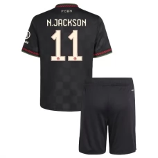 FC Bayern München N.Jackson 11 Tredjetrøje Børn 2025-26 Fodboldsæt