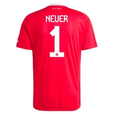 FC Bayern München Neuer 1 Udebanetrøje Målmand 2025-26 Fodboldsæt