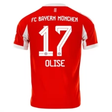 FC Bayern München Olise 17 Hjemmebanetrøje 2025-26 Fodboldsæt