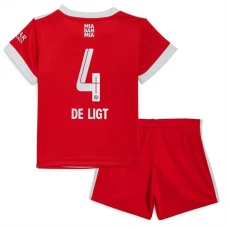 FC Bayern München Trøje 2022-23 De Ligt 4 Kid Hjemmebanetrøje