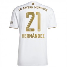 FC Bayern München Trøje 2022-23 Hernandez 21 Udebanetrøje