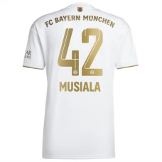 FC Bayern München Trøje 2022-23 Jamal Musiala 42 Udebanetrøje