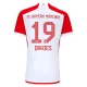 FC Bayern München Trøje 2023-24 Alphonso Davies 19 Hjemmebanetrøje