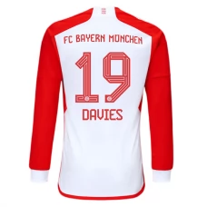FC Bayern München Trøje 2023-24 Alphonso Davies 19 Langærmet Hjemmebanetrøje