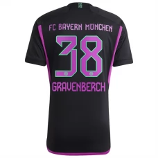 FC Bayern München Trøje 2023-24 Gravenberch 38 Udebanetrøje