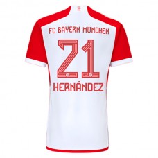FC Bayern München Trøje 2023-24 Hernandez 21 Hjemmebanetrøje