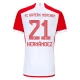 FC Bayern München Trøje 2023-24 Hernandez 21 Hjemmebanetrøje