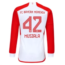FC Bayern München Trøje 2023-24 Jamal Musiala 42 Langærmet Hjemmebanetrøje
