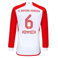 FC Bayern München Trøje 2023-24 Joshua Kimmich 6 Langærmet Hjemmebanetrøje
