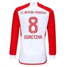 FC Bayern München Trøje 2023-24 Leon Goretzka 8 Langærmet Hjemmebanetrøje