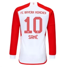 FC Bayern München Trøje 2023-24 Leroy Sané 10 Langærmet Hjemmebanetrøje