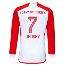 FC Bayern München Trøje 2023-24 Serge Gnabry 7 Langærmet Hjemmebanetrøje