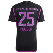 FC Bayern München Trøje 2023-24 Thomas Müller 25 Udebanetrøje