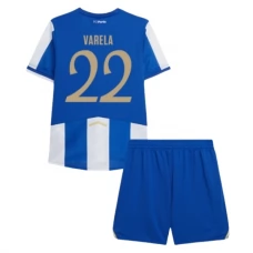 FC Porto Børn Varela 22 Hjemmebanetrøje 2025-26 Fodboldsæt