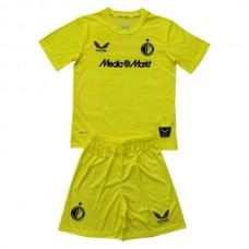 Feyenoord Børn Målmand Hjemmebanetrøje 2025-26 Fodboldsæt