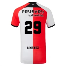 Feyenoord Gimenez 29 Hjemmebanetrøje 2024-25 Fodboldsæt