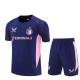 Feyenoord Trænings T-shirt Sæt 2025-26 - Shorts Blå