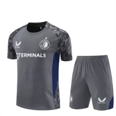 Feyenoord Trænings T-shirt Sæt Børn 2025-26 - Shorts Grå