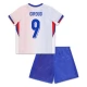 Frankrig EM 2024 Børn Giroud 9 Udebanetrøje Fodboldsæt