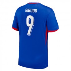 Frankrig EM 2024 Giroud 9 Hjemmebanetrøje Fodboldsæt