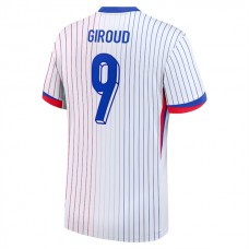 Frankrig EM 2024 Giroud 9 Udebanetrøje Fodboldsæt