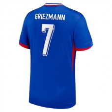Frankrig EM 2024 Griezmann 7 Hjemmebanetrøje Fodboldsæt
