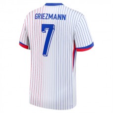 Frankrig EM 2024 Griezmann 7 Udebanetrøje Fodboldsæt