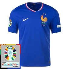 Frankrig EM 2024 Hjemmebanetrøje Fodboldsæt Patch