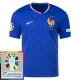 Frankrig EM 2024 Hjemmebanetrøje Fodboldsæt Patch