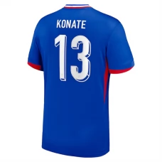 Frankrig EM 2024 Konate 13 Hjemmebanetrøje Fodboldsæt