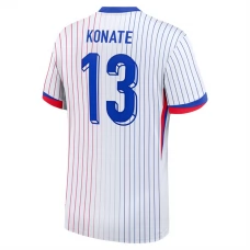 Frankrig EM 2024 Konate 13 Udebanetrøje Fodboldsæt