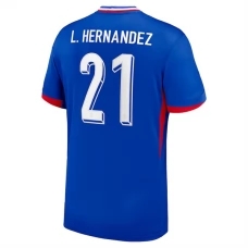 Frankrig EM 2024 L.Hernandez 21 Hjemmebanetrøje Fodboldsæt