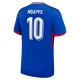 Frankrig EM 2024 Mbappé 10 Hjemmebanetrøje Fodboldsæt