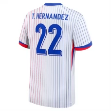 Frankrig EM 2024 T.Hernandez 22 Udebanetrøje Fodboldsæt