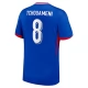 Frankrig EM 2024 Tchouaméni 8 Hjemmebanetrøje Fodboldsæt