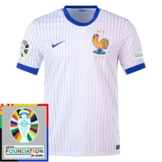 Frankrig EM 2024 Udebanetrøje Fodboldsæt Patch