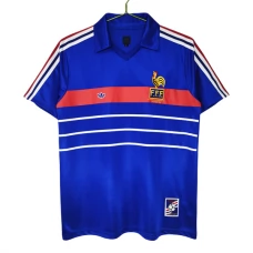 Frankrig Hjemmebanetrøje Retro 1984 Fodboldsæt
