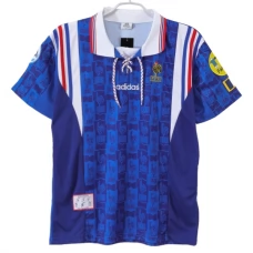 Frankrig Hjemmebanetrøje Retro 1996 Fodboldsæt