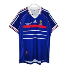 Frankrig Hjemmebanetrøje Retro 1998 Fodboldsæt