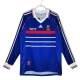 Frankrig Hjemmebanetrøje Retro 1998 Langærmet Fodboldsæt