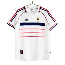 Frankrig Udebanetrøje Retro 1998 Fodboldsæt