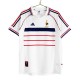 Frankrig Udebanetrøje Retro 1998 Fodboldsæt