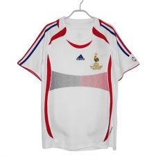 Frankrig Udebanetrøje Retro 2006 Fodboldsæt
