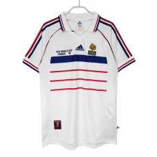 Frankrig Udebanetrøje Retro Final 1998 Fodboldsæt