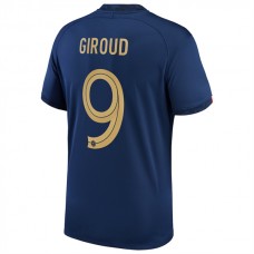 Frankrig VM 2022 Giroud 9 Hjemmebanetrøje Fodboldsæt