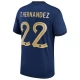 Frankrig VM 2022 T.Hernandez 22 Hjemmebanetrøje Fodboldsæt