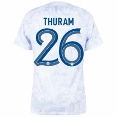 Frankrig VM 2022 Thuram 26 Udebanetrøje Fodboldsæt