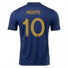 Frankrig VM Trøje 2022 Kylian Mbappé 10 Hjemmebanetrøje